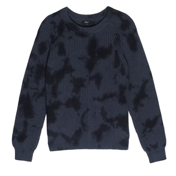 Rails Venus Cashmere Cotton Relaxed Ribbed Crew Neck Sweater - Picture 2 of 11